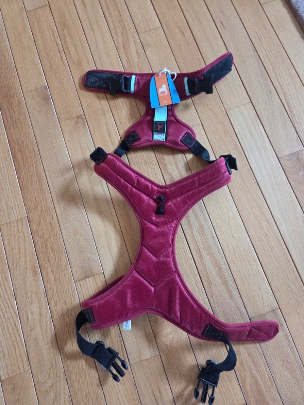 Gooby Dog Harness Size XL (New Never Used) ... Maroon, Black & Blue